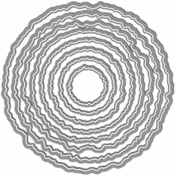 LDRS Die Hand Torn Circles