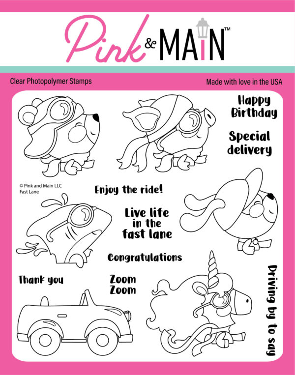 Pink & Main Stamp Fast Lane