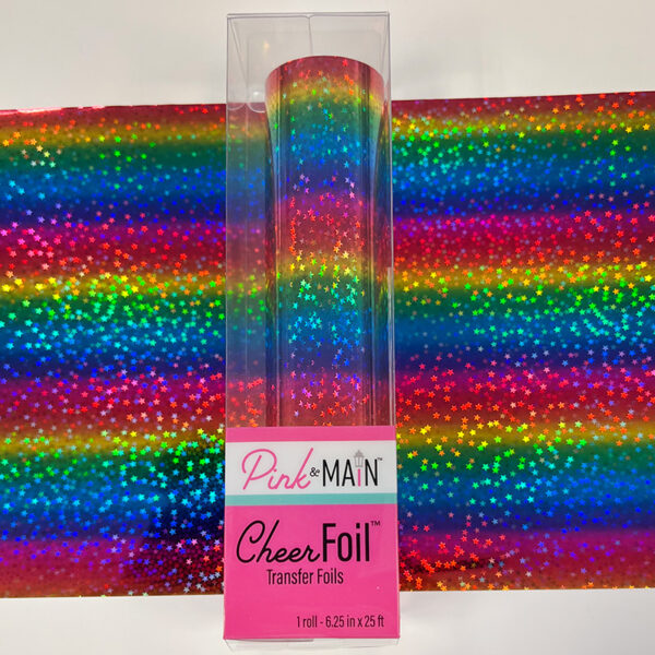 Pink & Main Cheerfoil Starry Rainbow Pink & Main Cheerfoil Starry Rainbow