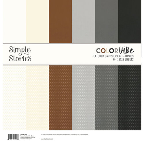 SIMPLE STORIES COLOR VIBE COLLECTION BASICS SIMPLE STORIES COLOR VIBE COLLECTION BASICS