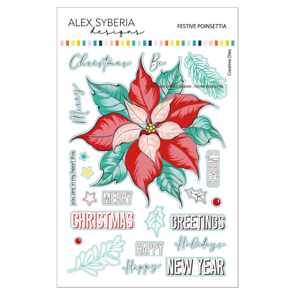 Alex Syberia Die Festive Poinsettia Alex Syberia Die Festive Poinsettia