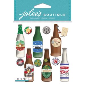 EK JOLEES STICKER BEER BOTTLE DOMES