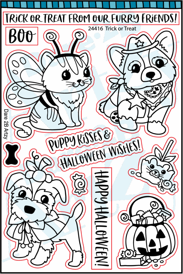 DARE 2B STAMP TRICK OR TREAT