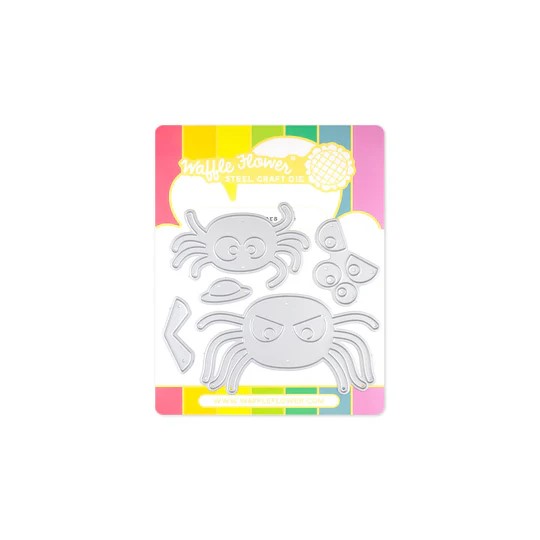 WAFFLE FLOWER DIE CUTE SPIDERS