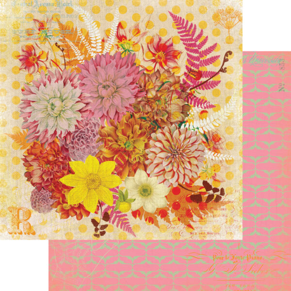 Fancy Pants Amber Autumn 12X12 Dahlia Day