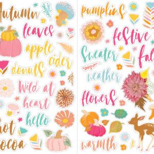 Fancy Pants Amber Autumn Foam Stickers