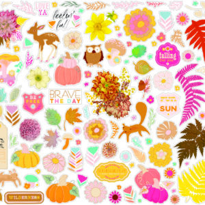 Fancy Pants Amber Autumn Ephemera