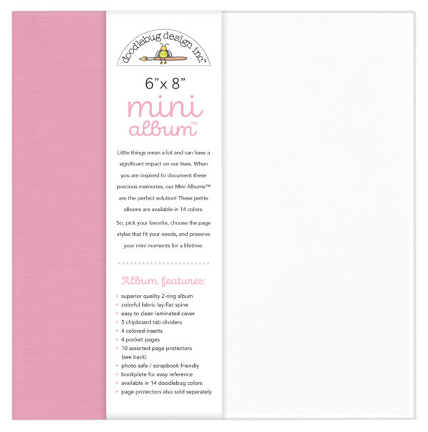 Doodlebug 6X8 Mini Album Cupcake