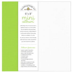 Doodlebug 6X8 Mini Album Limeade