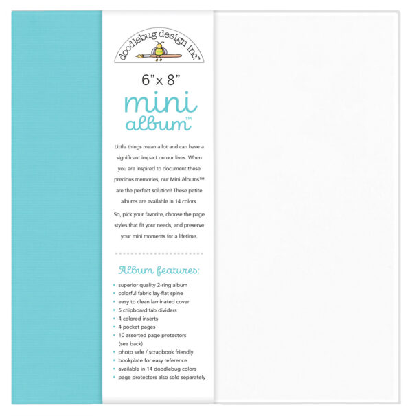 Doodlebug 6X8 Mini Album Swimming Pool Doodlebug 6X8 Mini Album Swimming Pool
