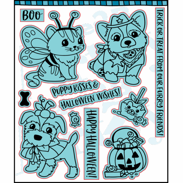 Dare 2B Artzy Die Trick or Treat Furry Friends