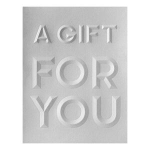 SPELLBINDERS 3D EMBOSS FOLD BEVELED A GIFT FOR YOU