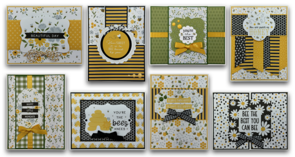 Echo Park Happy As Can Bee Card Kit Echo Park Happy As Can Bee Card Kit