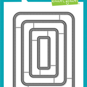 Lawn Fawn Die Small Stitched Rounded Rectangle Stackables