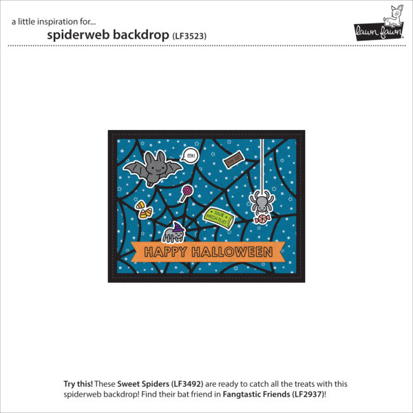 Lawn Fawn Die Spiderweb Backdrop