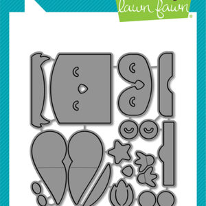 Lawn Fawn Die Tiny Gift Box Owl and Penguin Add-on