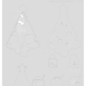 Lawn Fawn Stencil Cheesy Christmas Coloring