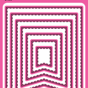 Pink & Main Die Thick Flag Banner