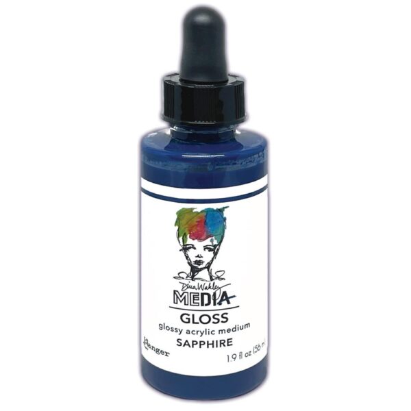 RANGER DINA WAKLEY MEDIA GLOSS DROPPER STYLE 2 OZ SAPPHIRE RANGER DINA WAKLEY MEDIA GLOSS DROPPER STYLE 2 OZ SAPPHIRE