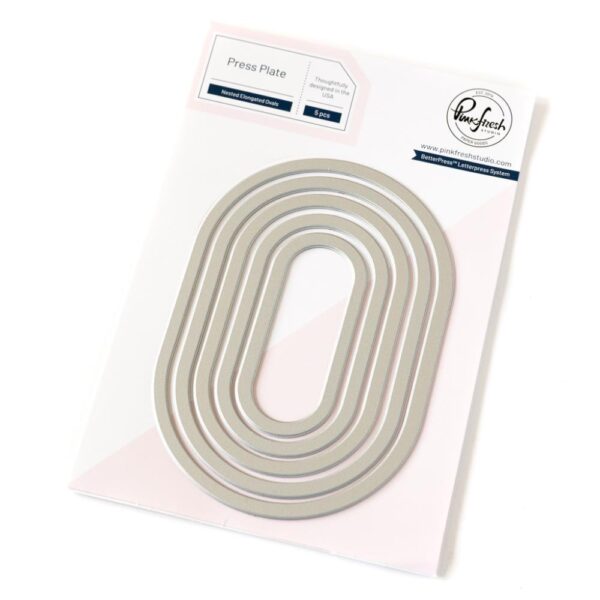 PINKFRESH PRESSPLATE NESTED ELONGATED OVALS PINKFRESH PRESSPLATE NESTED ELONGATED OVALS