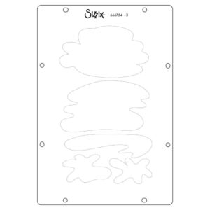 Sizzix Studio Stamps Set 7PK /3PK Stencils Create By Cat Kerr