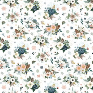 Carta Bella Winter Wonderland 12X12 Swirl Floral