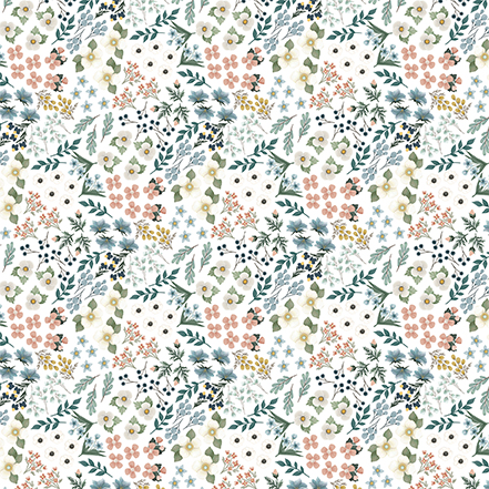 Carta Bella Winter Wonderland 12X12 Mixed Flowers