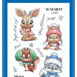 Whimsy Stamp Christmas In The Woods