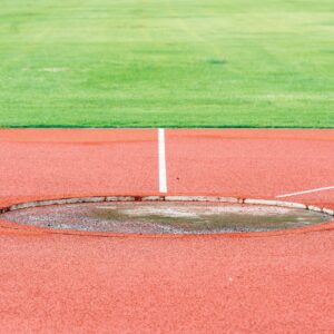 Reminisce Let's Play Track & Field 12X12 Discus Energy
