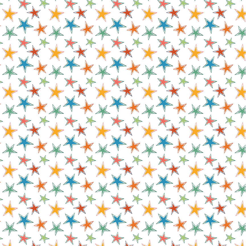 PP Later Gator 12X12 Cool Stars & Stripes