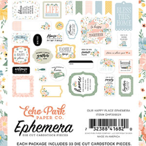 Echo Park Our Happy Place Ephemera