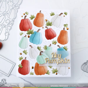 Waffle Flower Die Pumpkin Patch Panel
