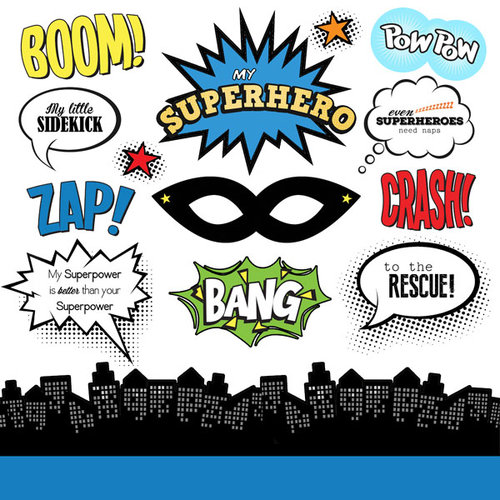 STAMPING STATION 12X12 STICKER SUPERHERO STAMPING STATION 12X12 STICKER SUPERHERO