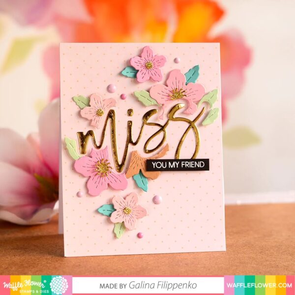 WAFFLE FLOWER STAMP & DIE COMBO OVERSIZED MISS