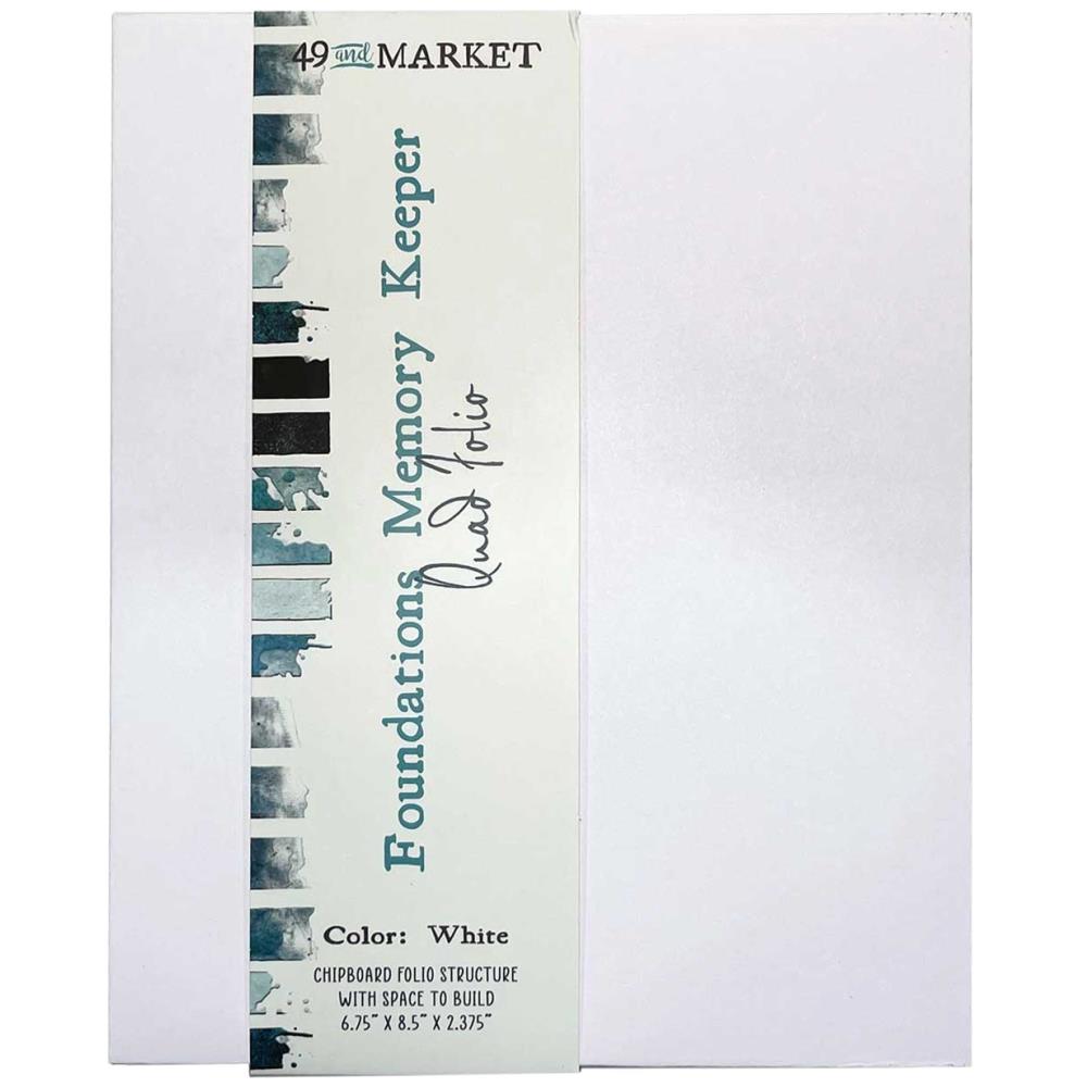 49 & MARKET MEMORY KEEPER QUAD FOLIO WHITE