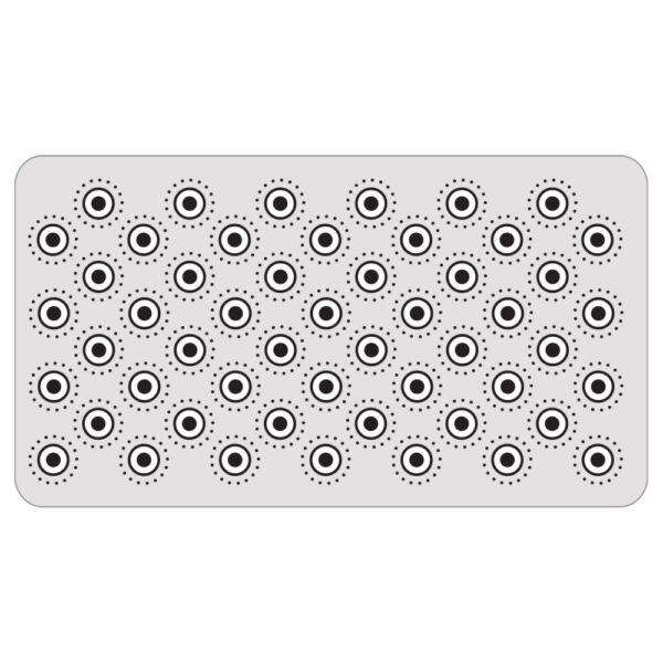 Sizzix 2D TF Embossing Folder w/8PK Thinlit Set Vault Side Order Celebrate By Tim Holtz