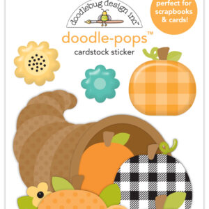 Doodlebug Farmhouse Horn A Plenty Doodle-pops