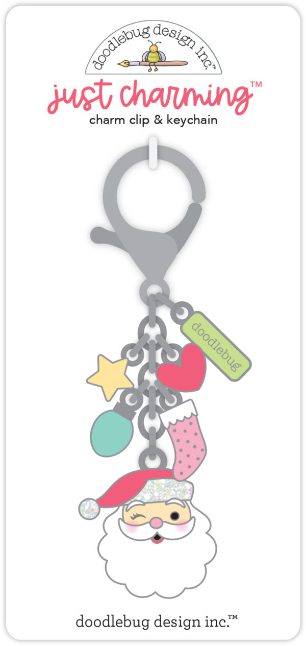 Doodlebug Little Charmers Jolly St. Nick Just Charming Clip Doodlebug Little Charmers Jolly St. Nick Just Charming Clip