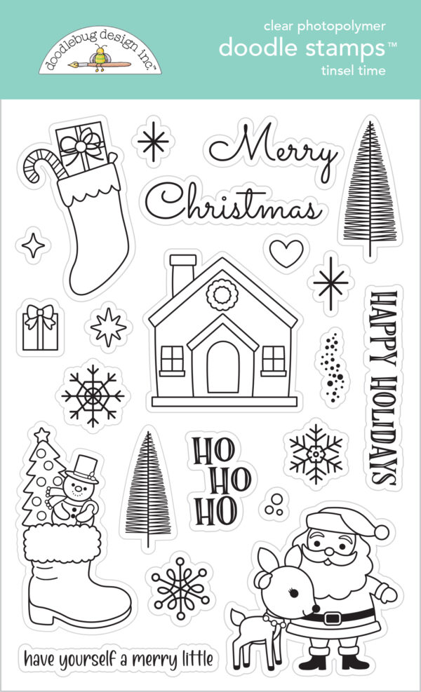 Doodlebug Tinsel Time Doodlebug Stamps