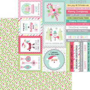 Doodlebug Tinsel Time 12X12 Happy Holly Days