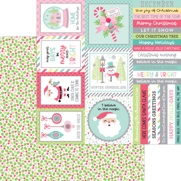 Doodlebug Tinsel Time 12X12 Happy Holly Days Doodlebug Tinsel Time 12X12 Happy Holly Days