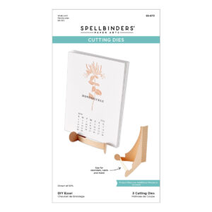Spellbinders Diy Easel Etched Dies From the Florals Through the Year Collection