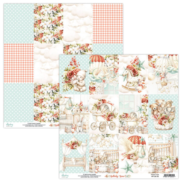 Mintay Lullaby Lane 12 X 12 Paper #06 Mintay Lullaby Lane 12 X 12 Paper #06