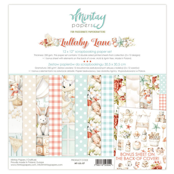 Mintay Lullaby Lane 12 X 12 Collection Pack Mintay Lullaby Lane 12 X 12 Collection Pack