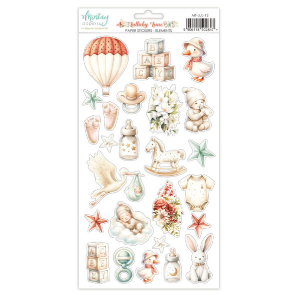 Mintay Lullaby Lane 6 X 12 Sticker Elements Mintay Lullaby Lane 6 X 12 Sticker Elements