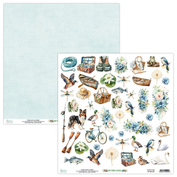 Mintay By the Lake 12 X 12 Elements Paper Mintay By the Lake 12 X 12 Elements Paper