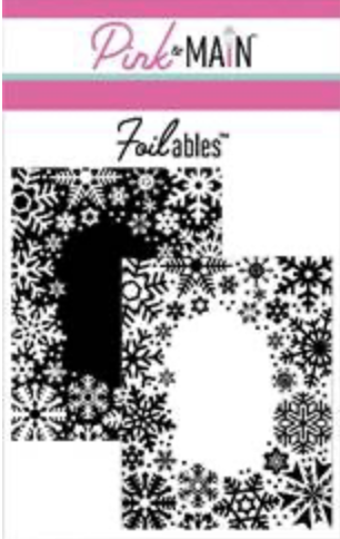PINK & MAIN FOILABLES SNOWFLAKE FRAMES PINK & MAIN FOILABLES SNOWFLAKE FRAMES