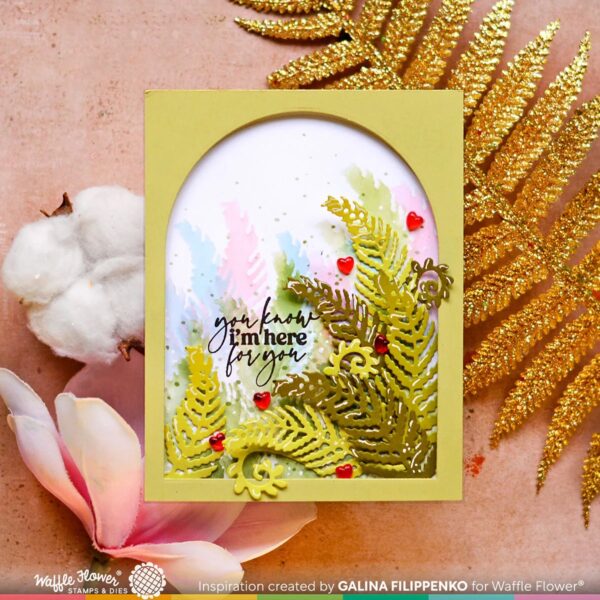 Waffle Flower Stamp & Die Hello Friend Combo