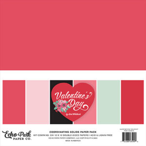 Echo Park Valentine'sentine's Day Solids Kit