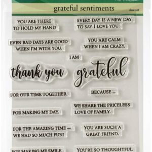 PENNY BLACK CLEAR GRATEFUL SENTIMENTS